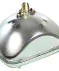 H6054 Standard Go To Multi Purpose Light Bulb Replacement Box Of 1 sealed halogen beam, side view, silver and glass design