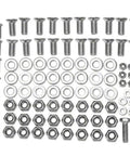 Heavy Duty Corner Guards For 1987 1995 Jeep Wrangler YJ With Textured Black Powder Coat Steel Construction Triple Plated Chrome Rivets hardware kit.