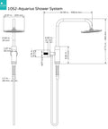 8 Inch Rain Shower Head With Magnetic Handheld Sprayer Polished Chrome No Remodel Needed Super Easy Retrofit diagram