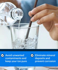 Ice Maker Cleaner And Descaler 16 Fl Oz for Nugget Ice Makers and All Major Brands Descale Clean and Preserve Ice Flavor