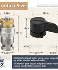 235014 Prime Spray Valve Kit Drain Valve for Airless Paint Sprayers size dimensions and features