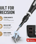 Premium 152 in 1 Precision Magnetic Screwdriver Set With Crv Steel Bits For Laptop, Phone, Console, PC And Watch Repair Kit Including Torx Tools precision handle and magnetizer