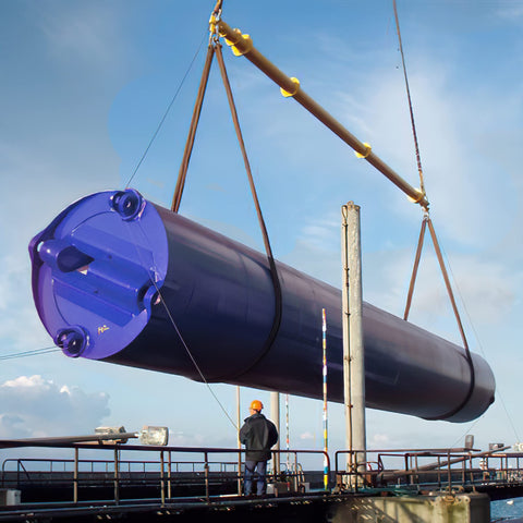 Powerlift Green Polyester Endless Round Sling 6 Feet Long With 5300 Lb Vertical Capacity hoisting large cylindrical load
