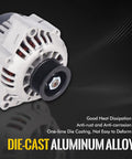 Plug And Play Replacement Alternator For Cadillac Escalade 2002 2004 Escalade EXT 2002 2004 ESV 2003 2004 side view