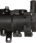 Plug And Play Electric Engine Water Pump With Included Gasket Seal Uses Electromagnetic Drive To Stop Leaks mounted for use.