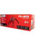 Manual Fuel Transfer Rotary Hand Pump With Reversible Flow No Power Needed, Grab-and-Go Portable Tool For Fueling Or Draining Vehicle Tanks, red FR112 box