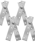 Full Rotation Pivot Door Hinges Set of Four Stainless Steel Hidden Hinges for Hidden Doors 360 Degree Smooth Rotation