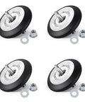 4 Pack Ball Bearing Dryer Drum Roller Kit Replacement For LG And Kenmore Upgraded Quiet Rollers with Injection Molded Design
