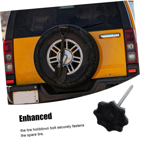 Heavy Duty Car Spare Tire Hold Down Bolt Replacement With Durable Metal And Plastic Build Easy Install Spare Wheel Carrier Hardware