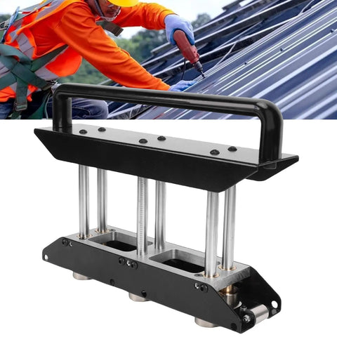 Three Station Sheet Metal Roller Bender for durable edge bends from five eighths inch to four inches adjustable roller tool