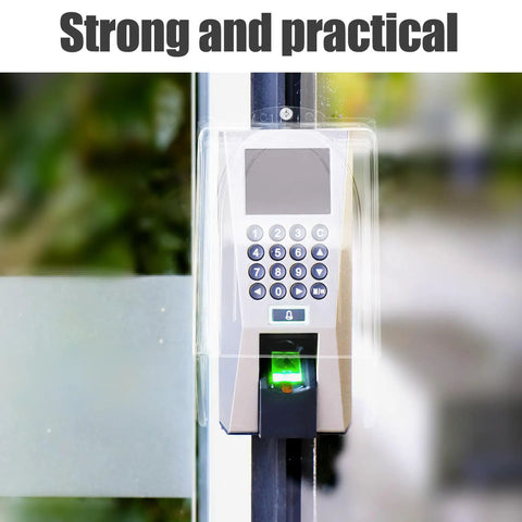 Waterproof Panel Cover For Access Control Keypad Controller With Weatherproof Doorbell Shield Tough As Nails Mount Heavy Duty Tempered Plastic Protection For Industrial And Office Environments, clear cover on keypad
