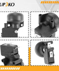 FD4 Dump Switch And Tilt Switch Replacement Kit for Patio Heaters, 2-piece electrical switches for propane gas heaters