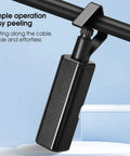 Pro Grade Round Cable Stripping Knife For 19-40mm Armored Cables in action, showing stable cutting along cable