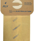 Front view of 48 Pack 4-Ply Type C Vacuum Bags For Electrolux Canister Vacuums Fits Models L E G Super J Golden J Silverado