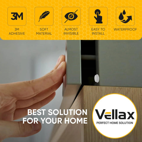 64 Clear Self Adhesive Rubber Cabinet Bumpers Silence Kitchen Drawer Slams With Zero Drama While Shielding Counters From Hella Scratches And Door Bangs Today, featuring soft material, easy to install.