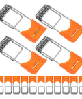 Lawsen Spring Clips Recessed Lighting 200pcs Spring Clips for Downlights LED Strip Lights Stainless Steel Ceiling Fixture with orange clips