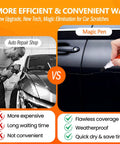 Comparison of auto repair shop and using Black Car Scratch Repair Pen Kit 2 Pack, Quick Fix For Scratches And Paint Damage