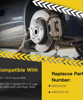 Mechanic installing Front Wheel Hub Bearing Kit For Acura RDX 2007 2008 2009 2010 And Honda CR V 2007 2011 5 Lug Non ABS Left Right Sides
