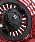 Close-up view of a red and black Recoil Pull Starter For GCV190A GCV190LA GSV190AE GC190A GC190LA Replacement 28400 Z0Y 013ZB