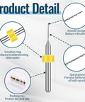 Pro Grade Micro Drill Bit Set 0.1mm To 1.0mm Tungsten Steel Tiny Twist Bits with location ring and spiral groove features