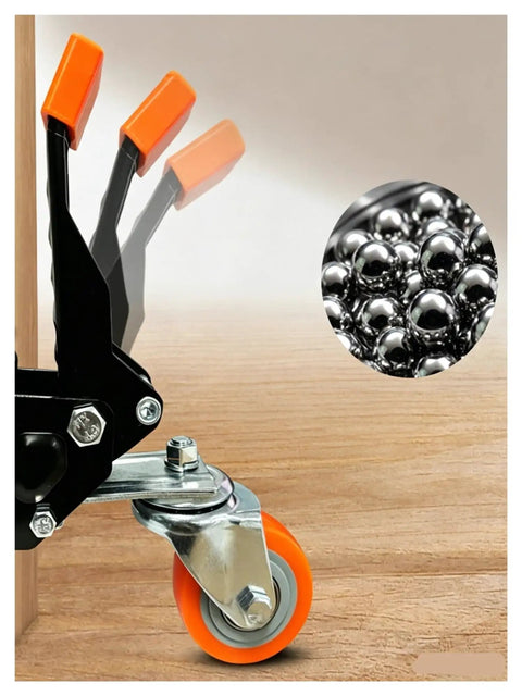 Heavy Duty 2.5 Inch Swivel Casters Set Of 4 For Industrial Workbenches with lift and lock foot pedal side mount design