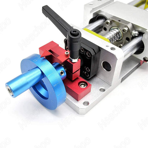 Rock Solid Linear Stage Actuator With SFU1605 Ball Screw And Manual Guide delivering smooth 600Mm stroke with integrated blue laser handwheel.