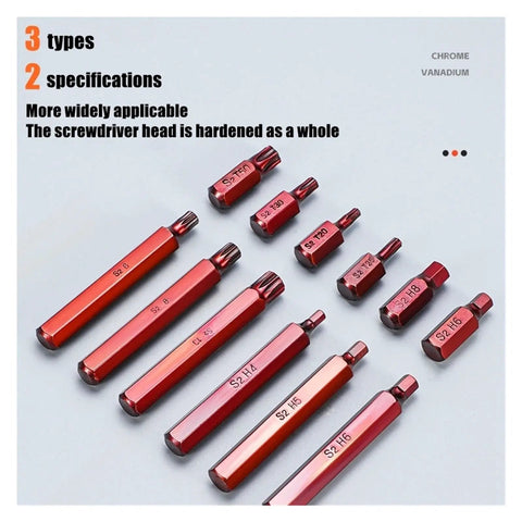 Check Out This Slick 40-Piece Torx Star Spline Hex Socket Bit Set Perfect For Garage Jobs Like Oil Changes And Spark Plug Swaps Because It Rocks Top Shredded Precision Grade Screwdriver Bits Made With Durable S2 Alloy Steel For Any Serious Auto Repair, 40-piece S2 alloy steel Torx bit set