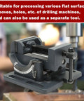 3 Inch Drill Press Vise With 0 To 90 Degree Tilting Angle Iron Cradle Style Clamp For Drilling Machine Fits Most Drilling And Milling Setups