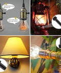 4 Pack Universal Lamp Switch Knob Replacements for Desk Lamps showing easy installation and compatibility features.