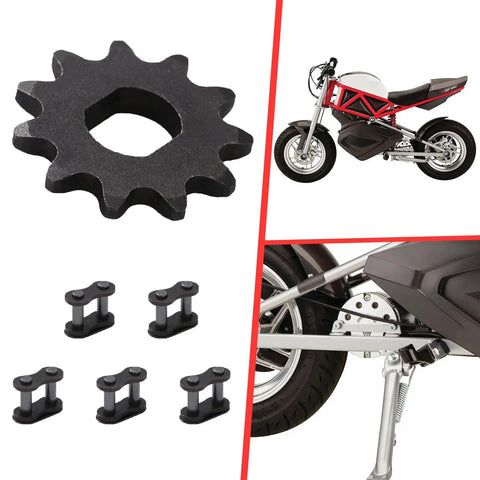 11T 25H Chain Motor Sprocket With Master Links Replacement For Razor MX650 MX500 SX500 McGrath RSF650 parts display