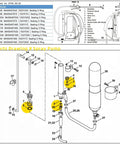 Illustration of O Ring Replacement Kit for SG 20 Spray Pump Sealing and Repair with 45 O Rings shown in parts diagram.