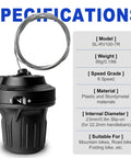 7 Speed Bike Shifter Twist Grip Lever Thumb Gear Shifter For Mountain Bikes And Folding Bikes, with specifications