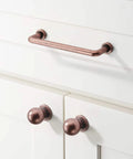 Six Pack Antique Copper Cabinet Pulls Three And Three Quarters Inch Center To Center Vintage Kitchen Hardware Farmhouse Style
