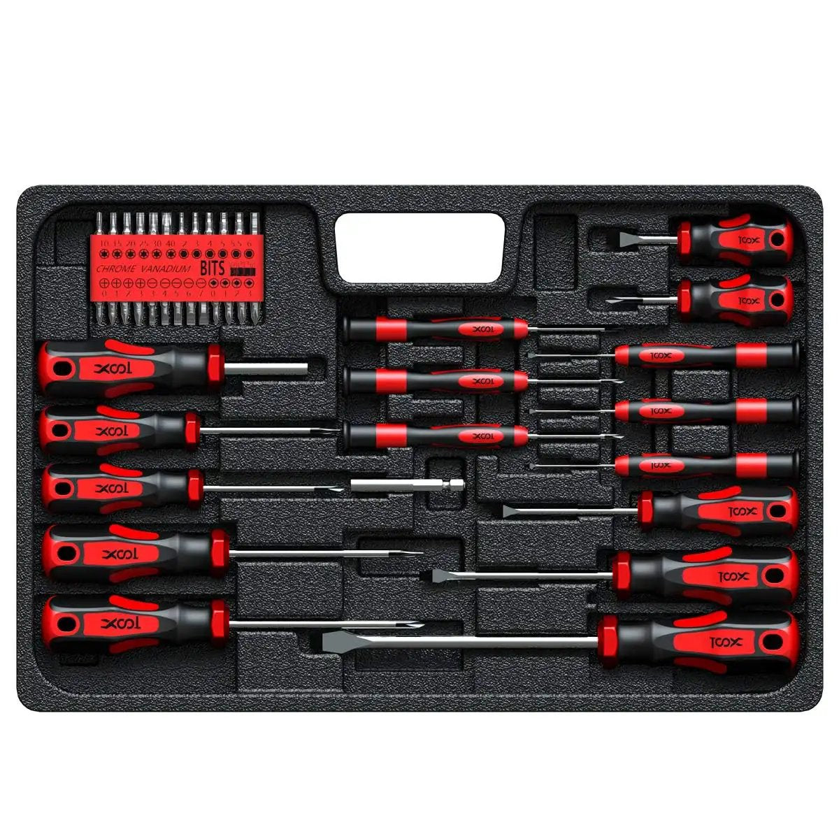42 Piece Magnetic Screwdriver Set With Case: Precision! ✓