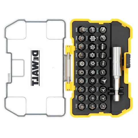 Go-To Security Bit Set With Magnetic Bit Holder And Case, 31-Piece Tamperproof Torx And Hex Bits, Universal One Quarter Inch Hex, Includes Belt Clip, Durable Carry Case For Diy And Pro Jobs
