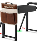 Heavy Duty Garden Kneeler And Seat With Dual Support Legs 400 Lb Capacity Foldable Gardening Stool Extra Thick Pad Large Tool Organizer Bag