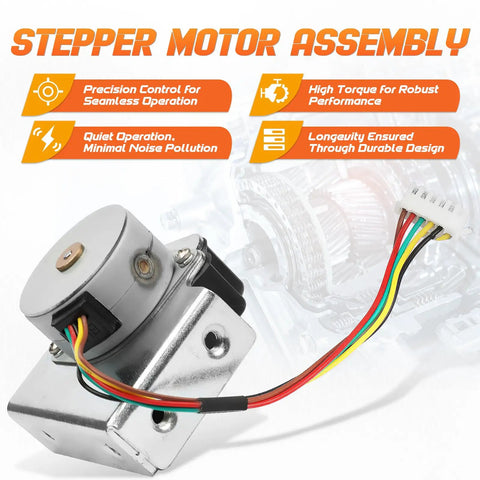Top Notch Stepper Motor Assembly G098290 Straight Swap Replacement For Generac G098290 Generator Control Panels, close-up with wires.