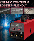 Pro Grade 120 Amp MIG Welder Combo 3 In 1 Gasless Flux Core MIG Lift TIG And Stick Welder For 110V Multiprocess Welding shown
