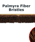 24 Inch Push Broom Head With Stiff Bristles For Tough As Nails Indoor Outdoor Cleaning Attaches To Any Standard Handle