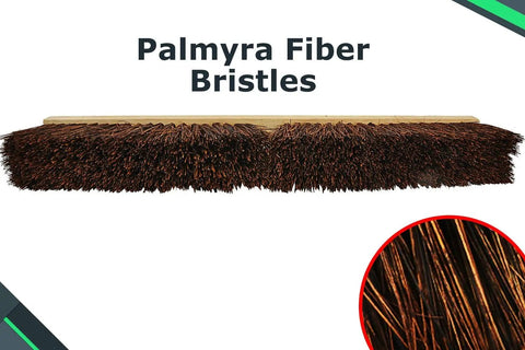 24 Inch Push Broom Head With Stiff Bristles For Tough As Nails Indoor Outdoor Cleaning Attaches To Any Standard Handle