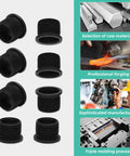 Close-up of Ford Triton 3 Valve Spark Plug Thread Repair Insert Kit components with inserts and manufacturing process images