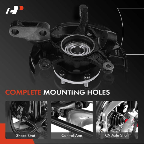 Front Right Steering Knuckle And Wheel Bearing Hub Assembly OEM Grade For Toyota Camry 1997 2001 L4 2.2L Sedan Only 14 Inch Wheels Passenger Side Direct Replacement