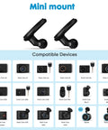 Two Pack Low Profile Adhesive Dash Cam Mounts For Dash Cams Including Mini 2 Mini 3 45 46 47 55 56 57 65W 66W 67W X110 X210 X310 Speak And Speak Plus Pro with compatible devices.