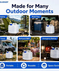 Collapsible Water Container With Spigot For Camping And Road Trips, Foldable Water Carrier in outdoor and indoor use scenarios