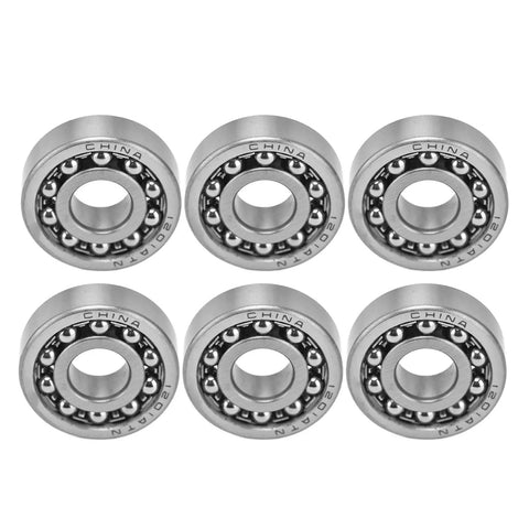 10 Pieces 1201 Double Row Self Aligning Ball Bearings Open Type Standard Cage Radial Bearing For Gearboxes Rollers Conveyors And Industrial Machinery Heavy Duty Smooth Spin displayed in two rows