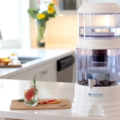 Gravity water system with Ceramic Pre Filter Replacement for Gravity Water System Lets You Get Cleaner Water With 0.3 Micron Filtration