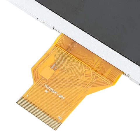 7-Inch TFT LCD Display Module With 800x480 High-Resolution Panel 50-Pin RGB Interface, close-up of connector