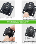 Instructions for setting the password on Heavy Duty Password Rotary Hasp Locks 2 Pack Made From Solid 304 Stainless Steel.