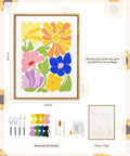 Punch Needle Kit With 16 Inch Wood Frame For Beginners Create Handmade Wall Art That Mounts Right Away Ready To Hang Framed DIY Craft Set