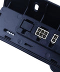 Heavy Duty 24V Height adjustable desk motor kit with manual control connector panel showing hexagon hole compatibility.